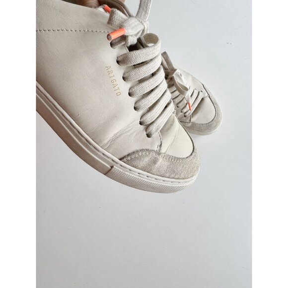 AXEL ARIGATO Clean 90mm Triple Leather Suede Calf Hair Low Top Sneakers Size 6.5 - Picture 4 of 16